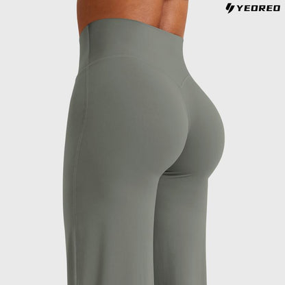 YEOREO Eddiy Leggings High-Waist Straight-Leg No Front Seam Buttery Soft Gym Yoga Pants for Women Fitness Tights