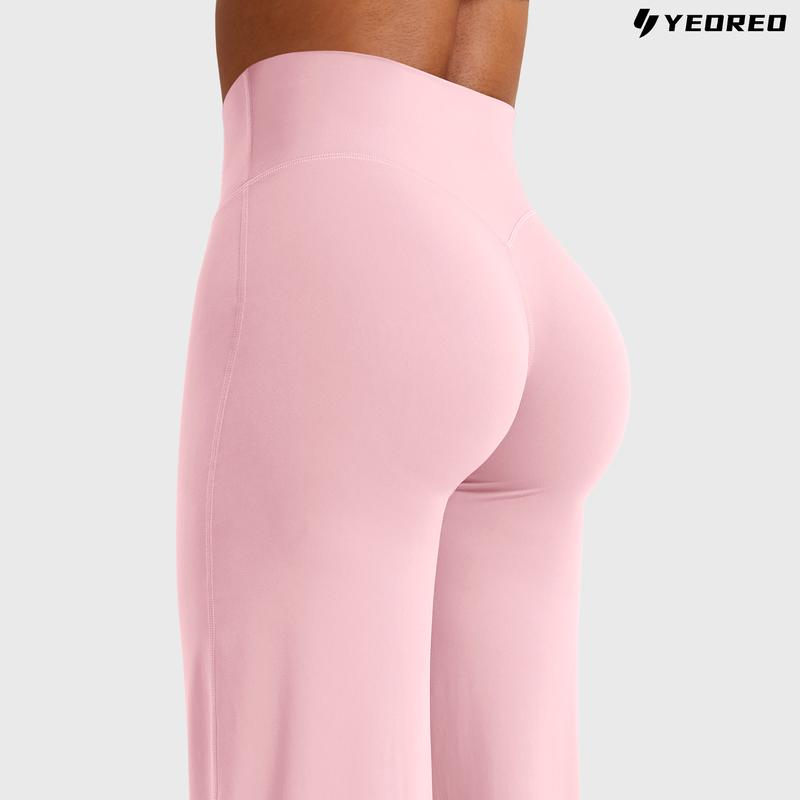 YEOREO Eddiy Leggings High-Waist Straight-Leg No Front Seam Buttery Soft Gym Yoga Pants for Women Fitness Tights