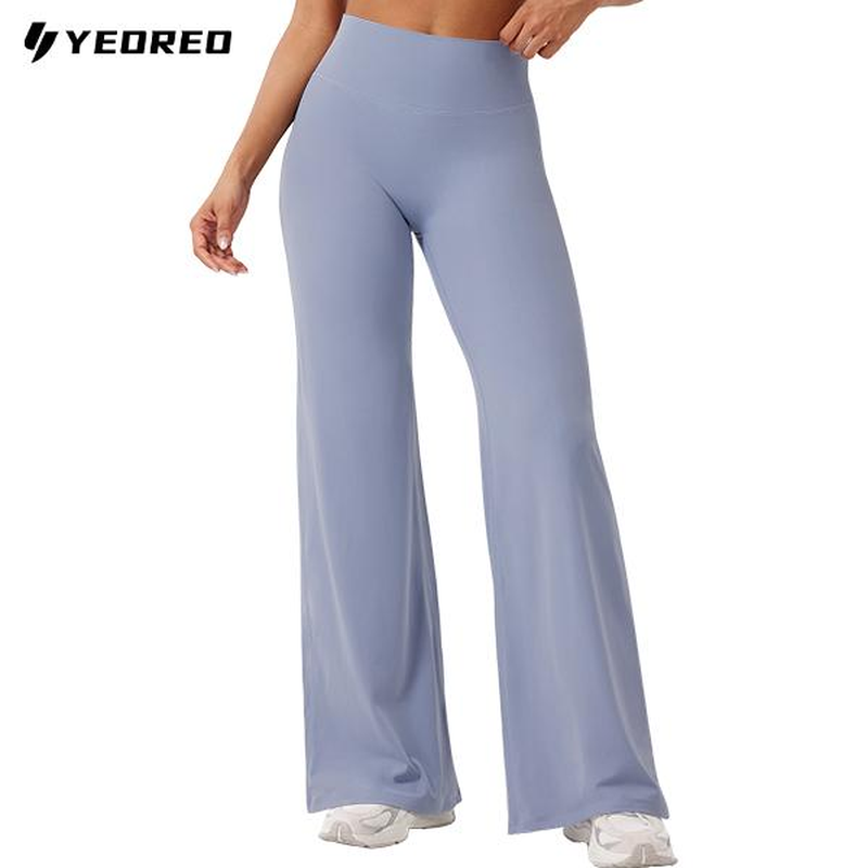 YEOREO Eddiy Leggings High-Waist Straight-Leg No Front Seam Buttery Soft Gym Yoga Pants for Women Fitness Tights