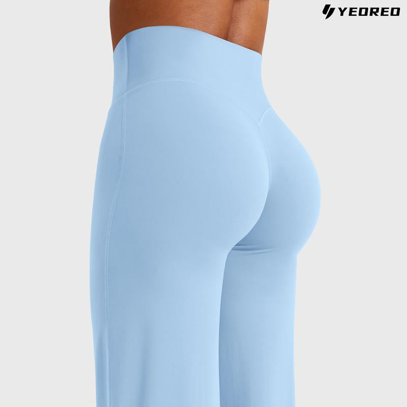 YEOREO Eddiy Leggings High-Waist Straight-Leg No Front Seam Buttery Soft Gym Yoga Pants for Women Fitness Tights