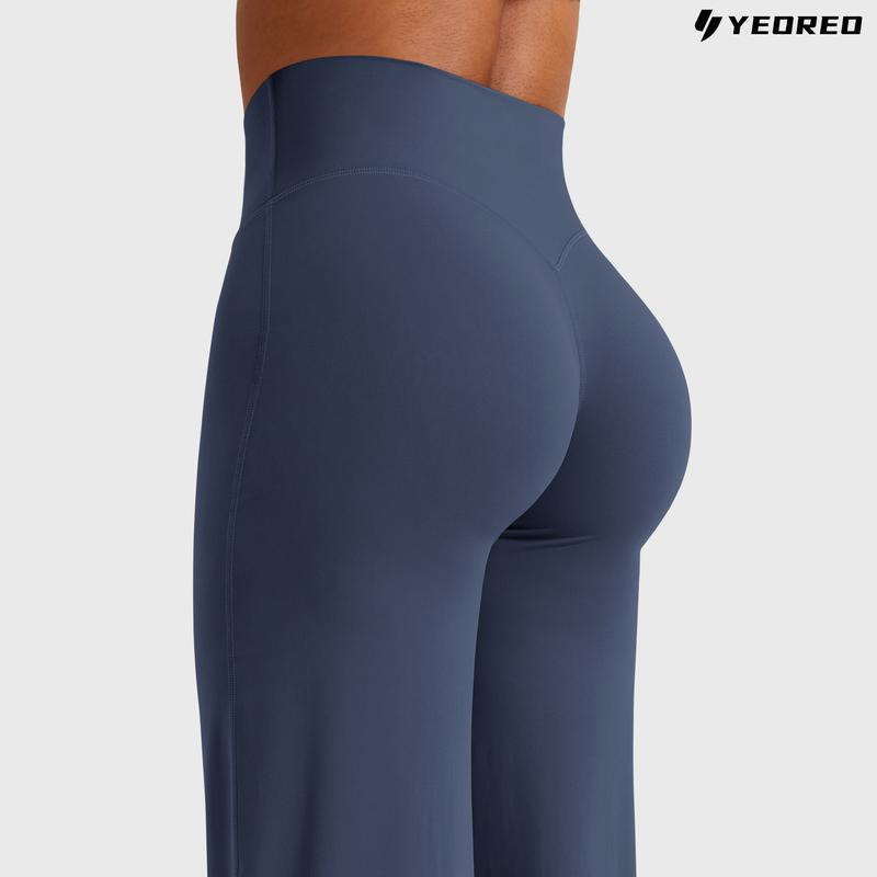 YEOREO Eddiy Leggings High-Waist Straight-Leg No Front Seam Buttery Soft Gym Yoga Pants for Women Fitness Tights