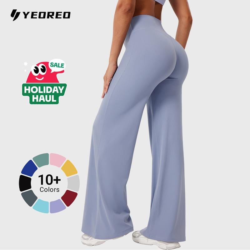 YEOREO Eddiy Leggings High-Waist Straight-Leg No Front Seam Buttery Soft Gym Yoga Pants for Women Fitness Tights