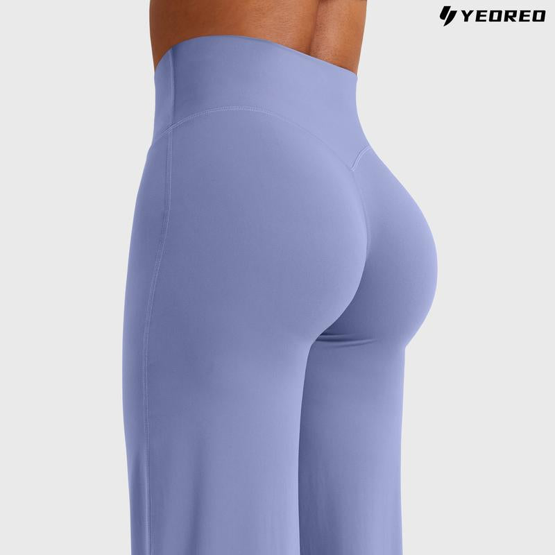 YEOREO Eddiy Leggings High-Waist Straight-Leg No Front Seam Buttery Soft Gym Yoga Pants for Women Fitness Tights