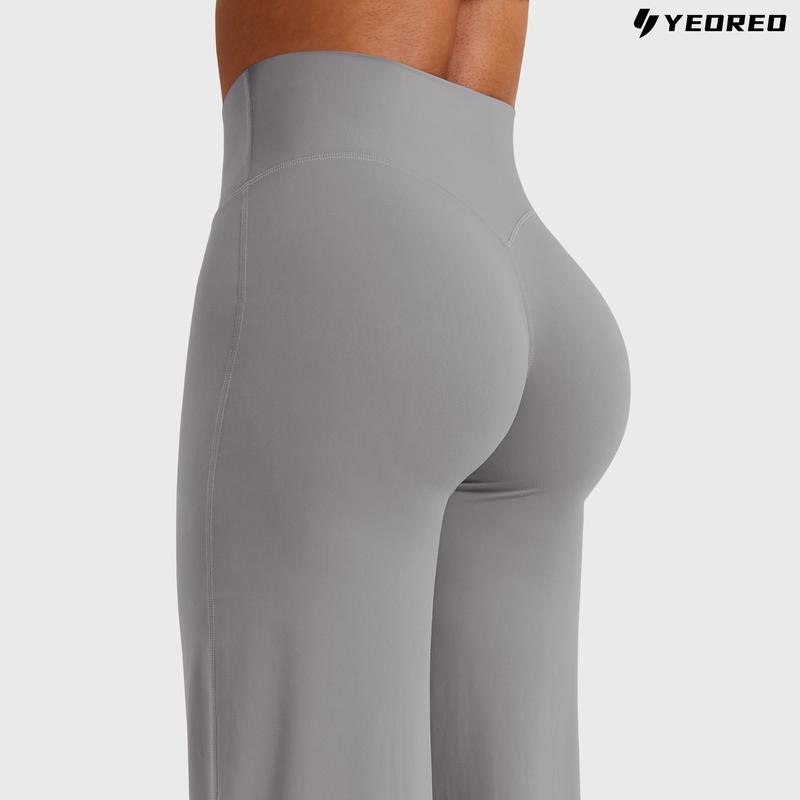 YEOREO Eddiy Leggings High-Waist Straight-Leg No Front Seam Buttery Soft Gym Yoga Pants for Women Fitness Tights