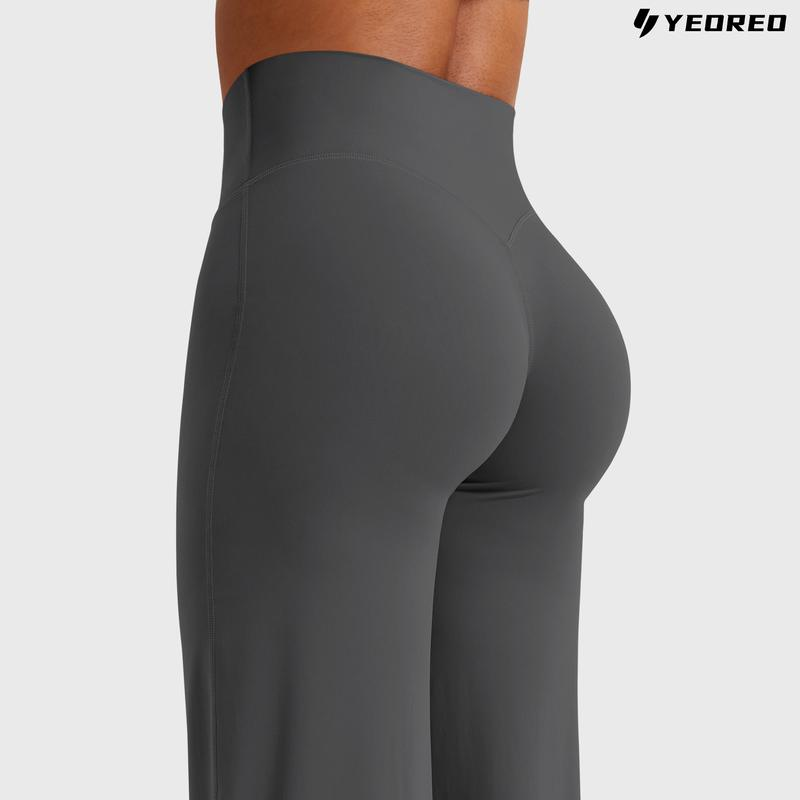 YEOREO Eddiy Leggings High-Waist Straight-Leg No Front Seam Buttery Soft Gym Yoga Pants for Women Fitness Tights