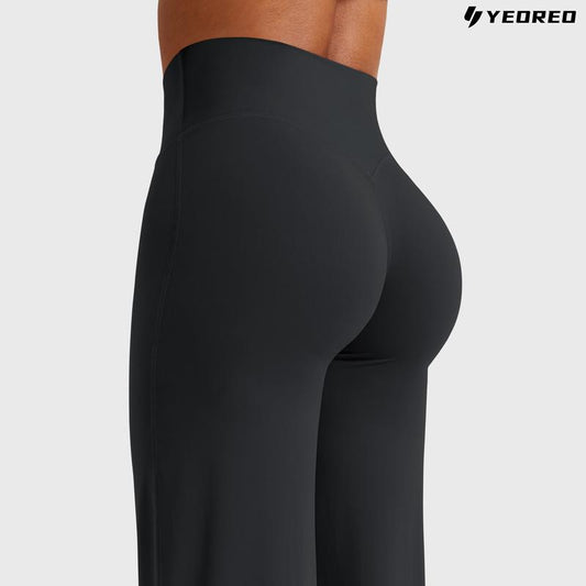 YEOREO Eddiy Leggings High-Waist Straight-Leg No Front Seam Buttery Soft Gym Yoga Pants for Women Fitness Tights